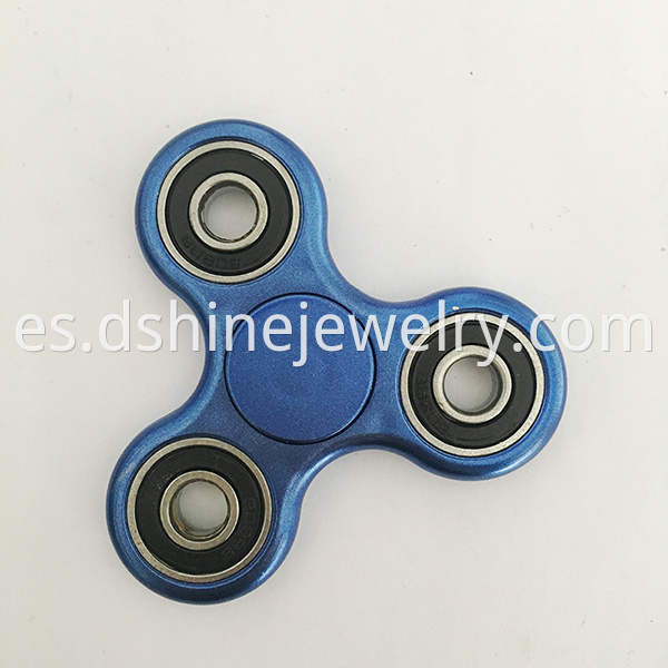 blue metallic spinner